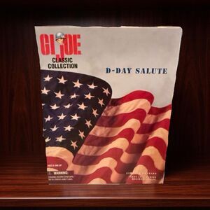 NIB 1997 GI Joe Classic Collection D-Day Salute Articulated Action Figure Sealed
